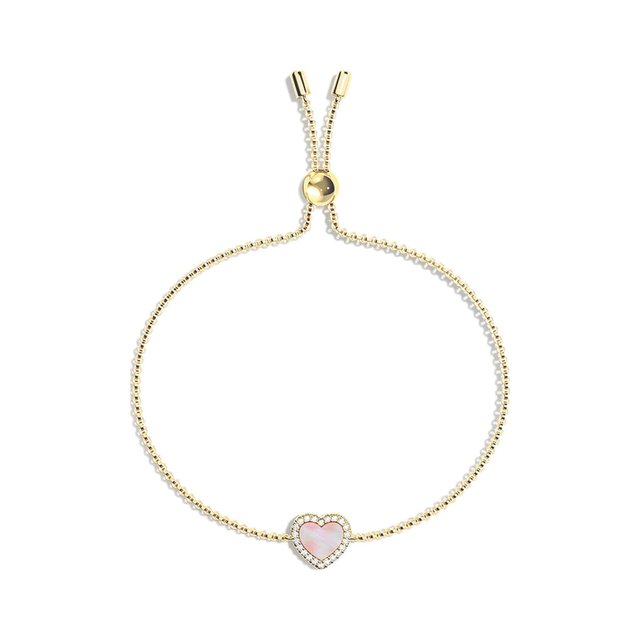 Mother Of Pearl Heart Bracelet