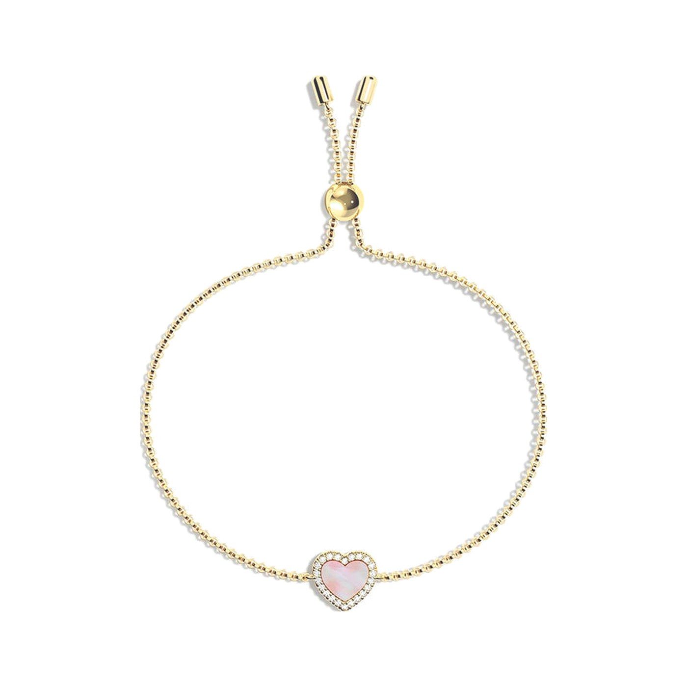 Mother Of Pearl Heart Bracelet — view 1