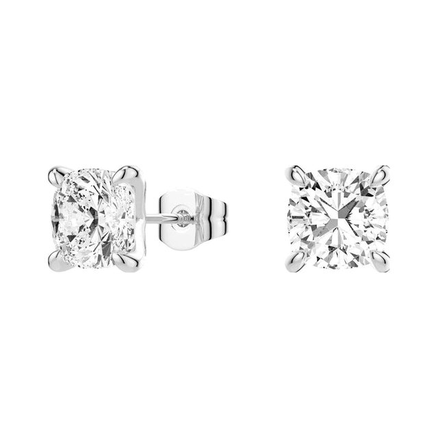 Cushion Cut Studs