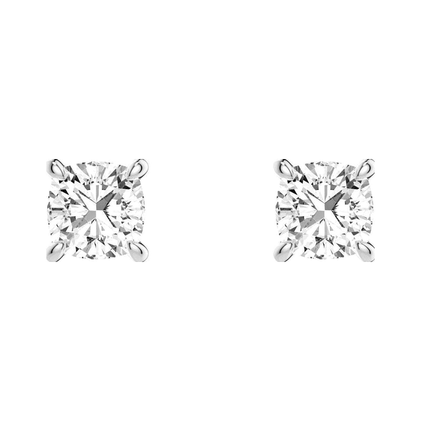Cushion Cut Studs — view 2
