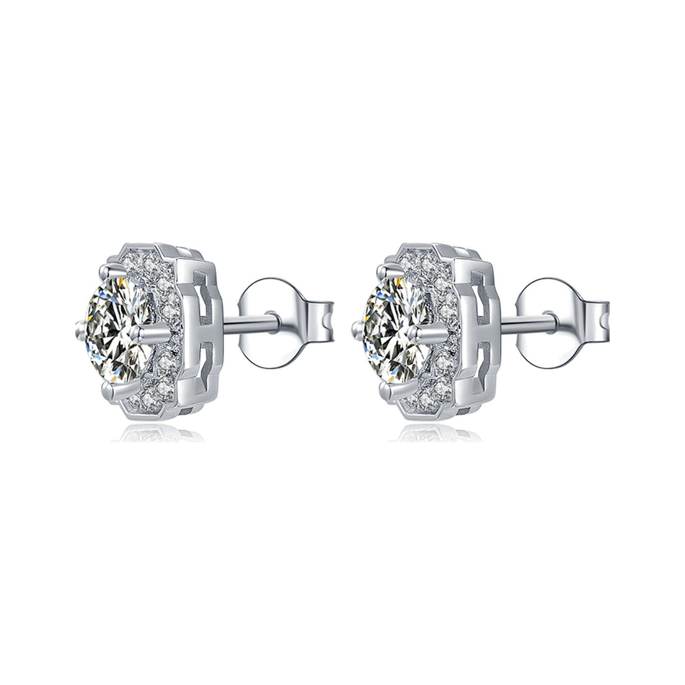 Round Halo Jewellery Set — view 2