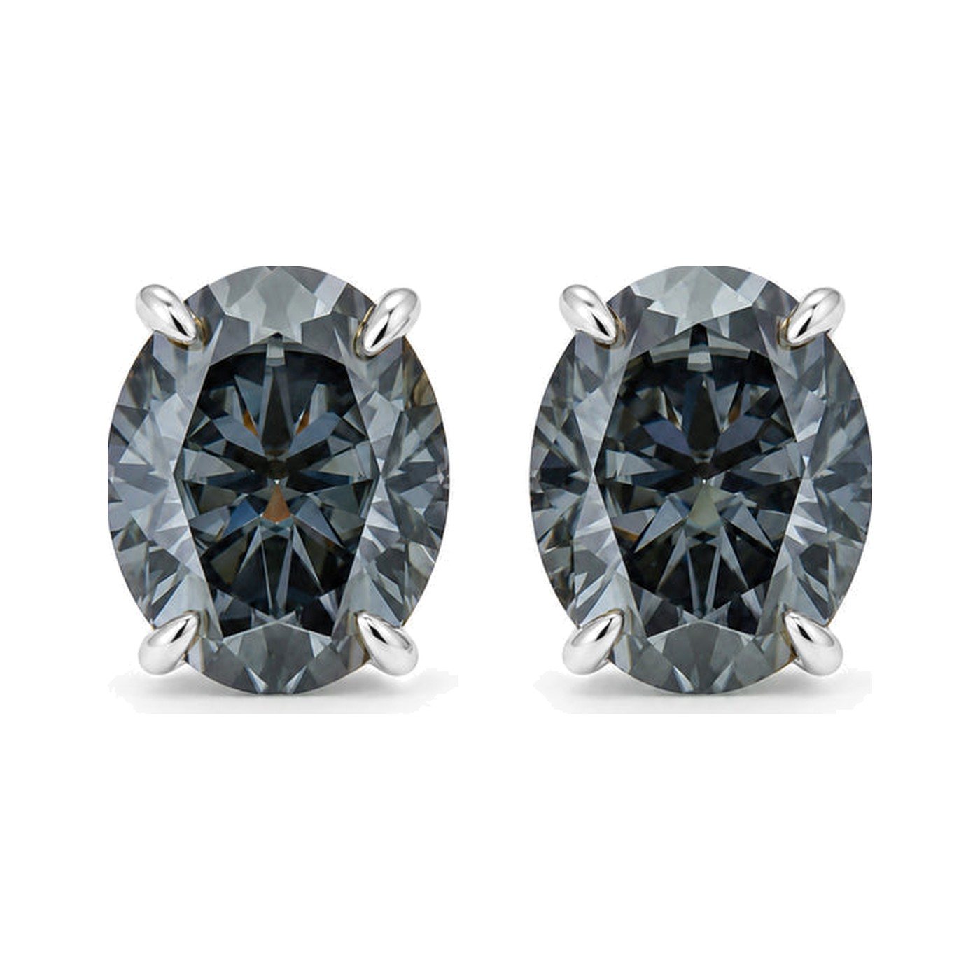 Oval Cut Studs — view 1