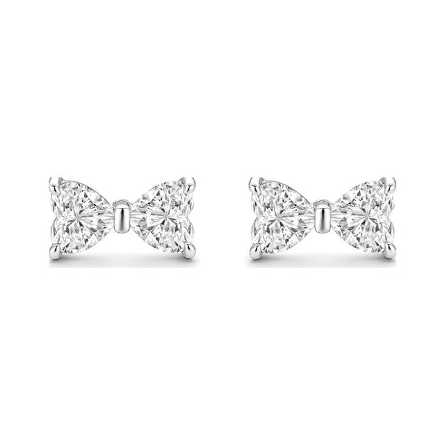 Heart Bow Studs