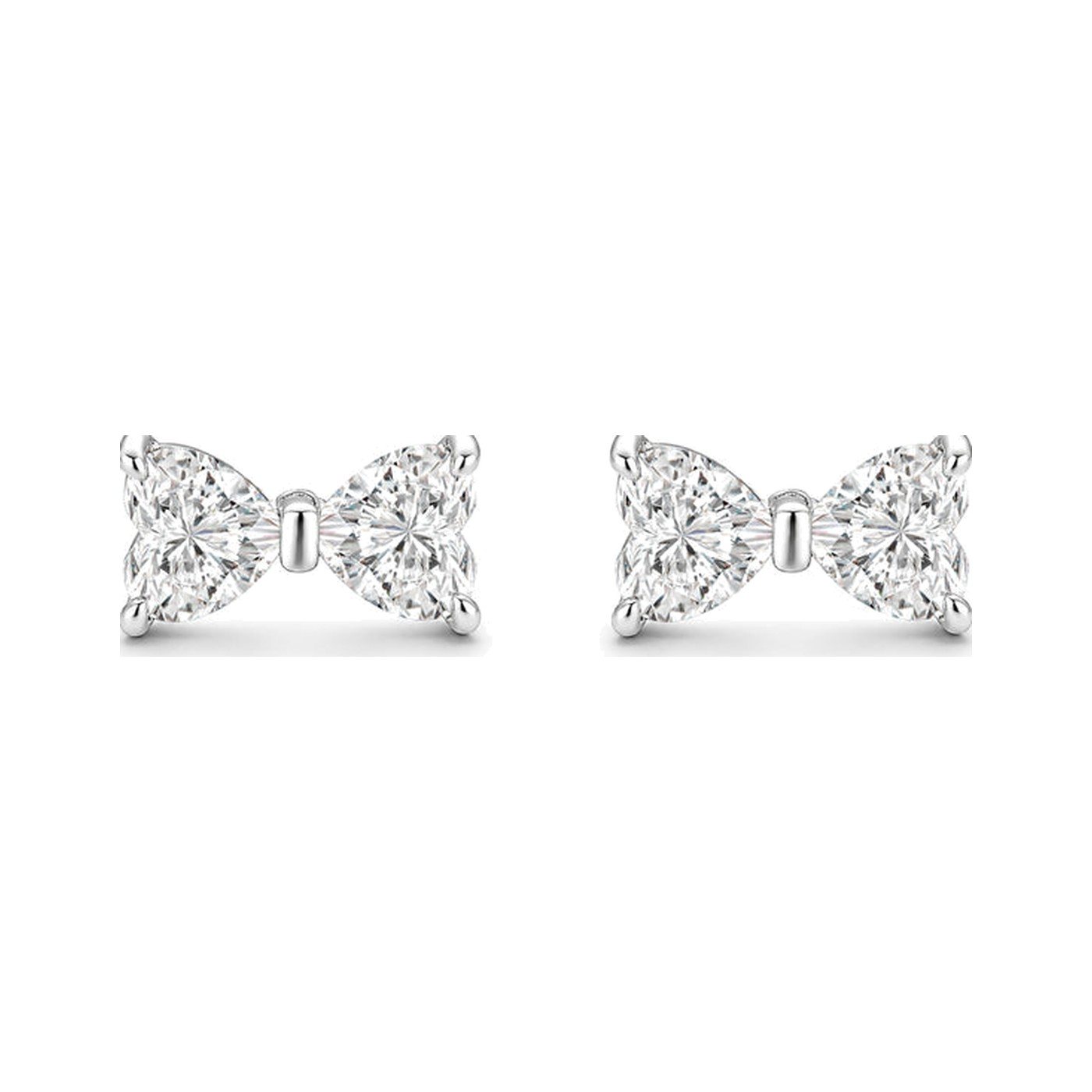 Heart Bow Studs — view 1
