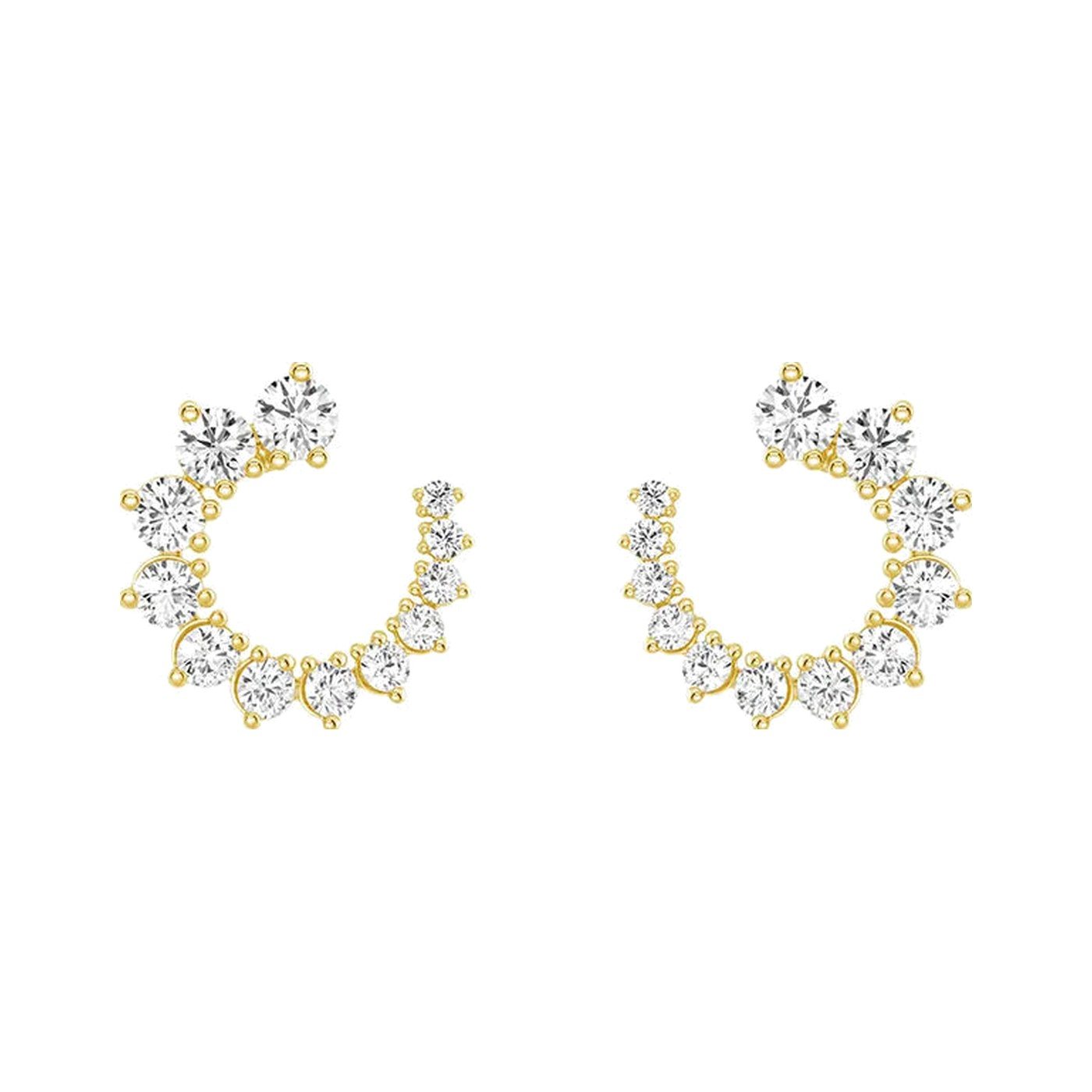 Asymmetric Star Studs — view 1
