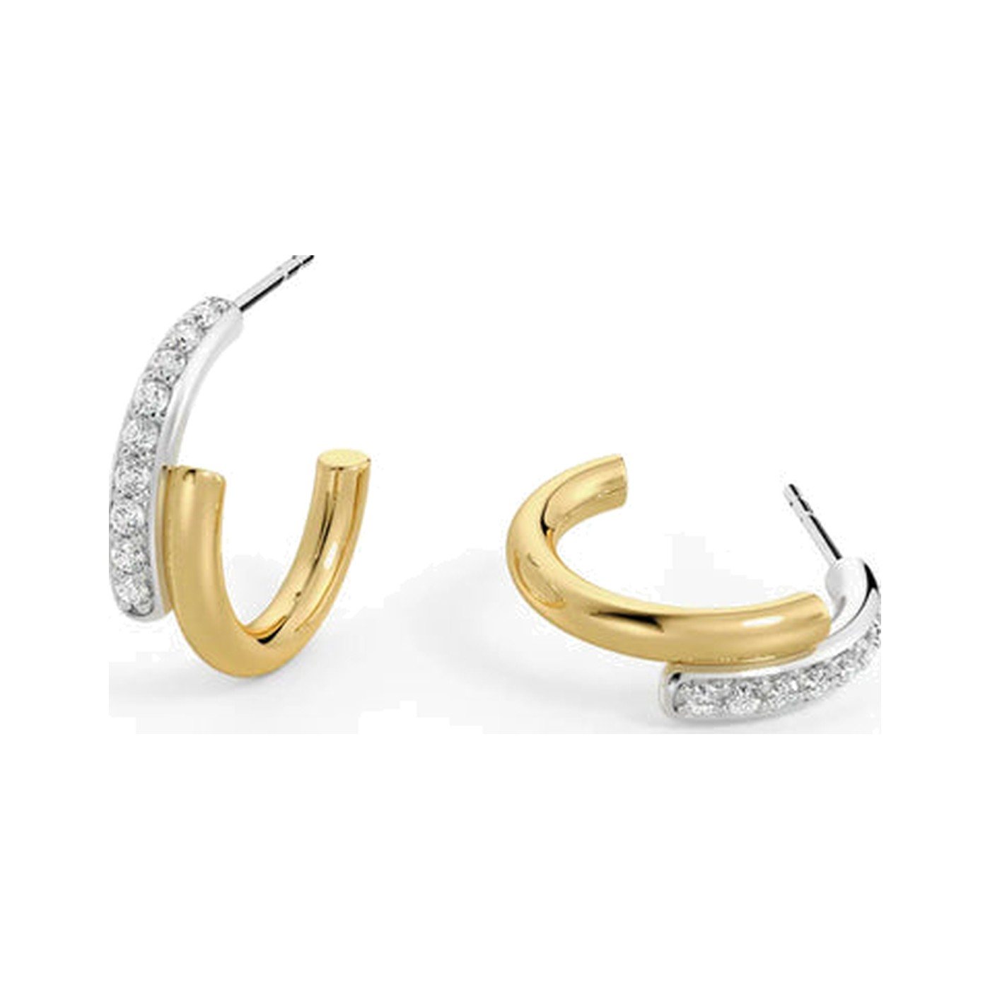 Two-Tone C Hoops — view 2