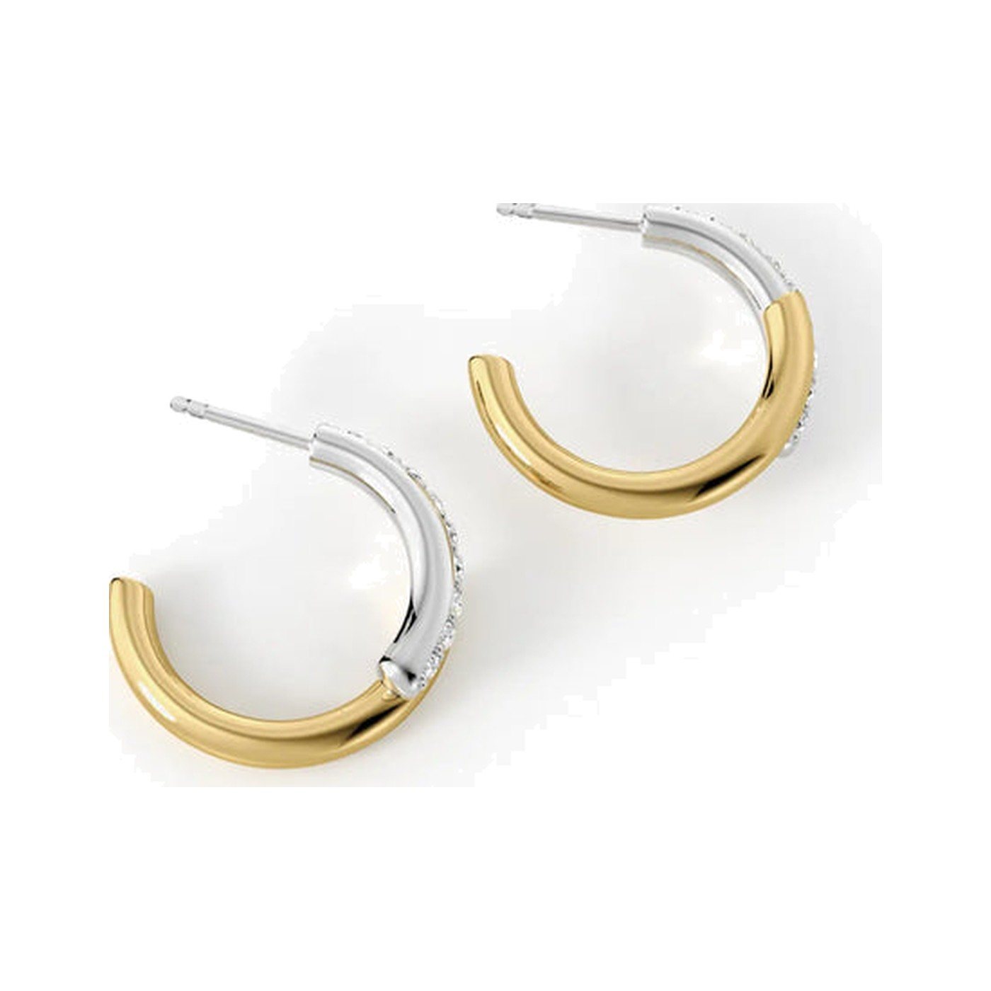 Two-Tone C Hoops — view 3