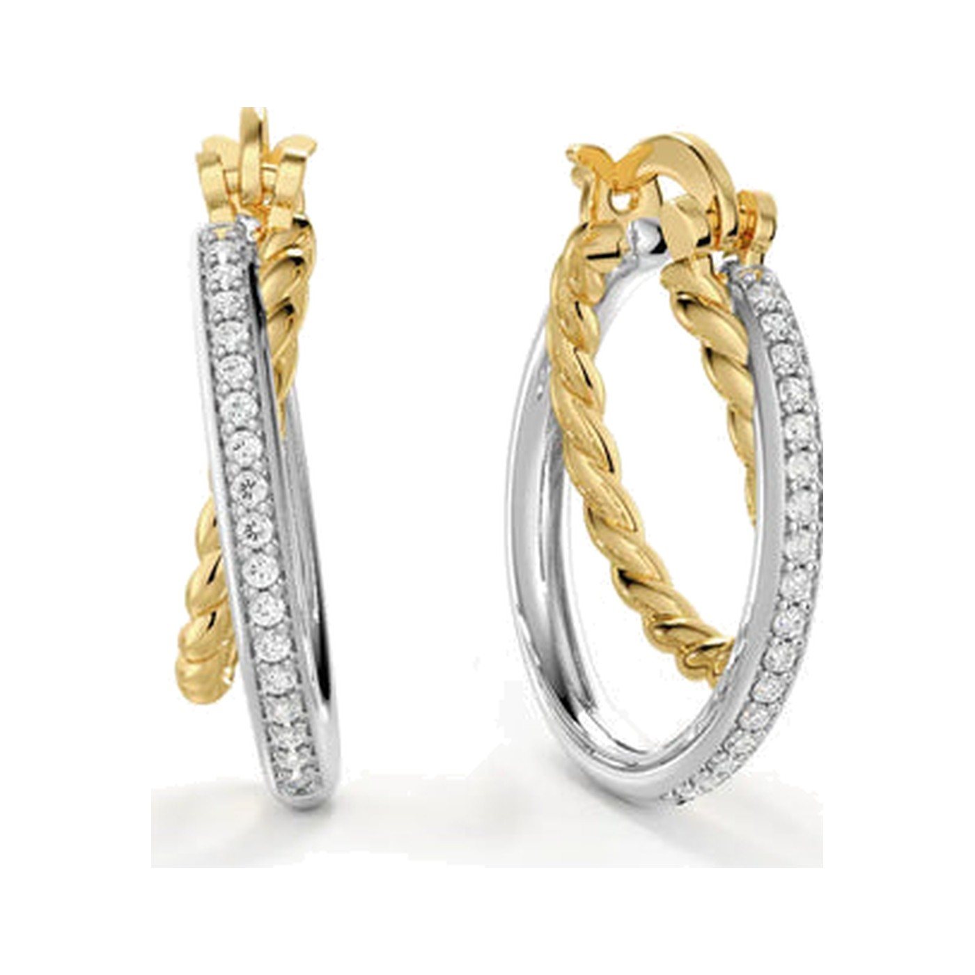 Twist Duo Hoops — view 1