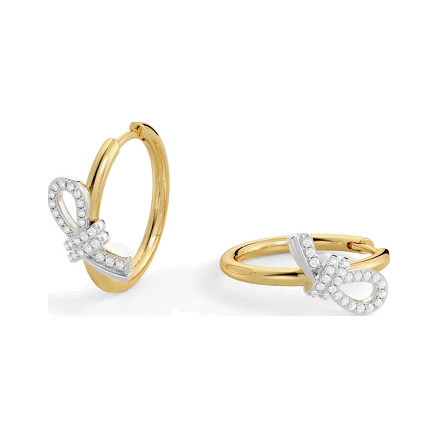 Asymmetric Bow Hoops — view 3