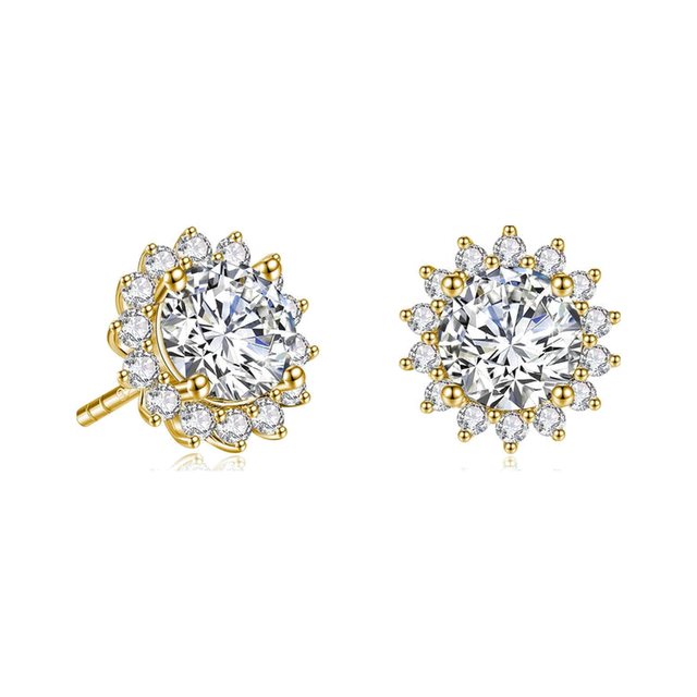 Sunflower Cluster Studs