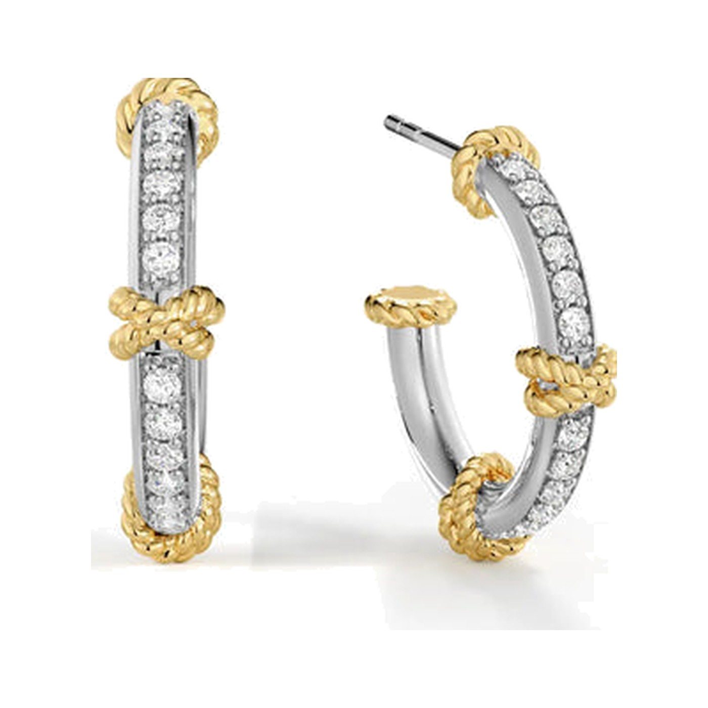 Duo Knot C Studs — view 1