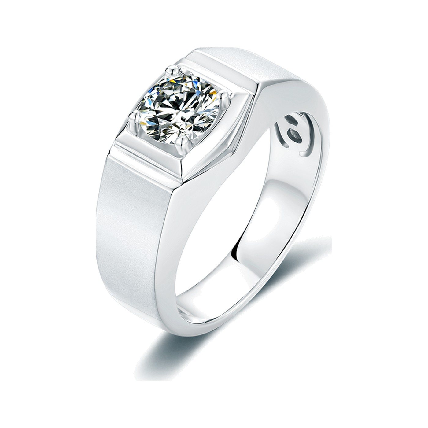 Cathedral Solitaire Ring — view 1