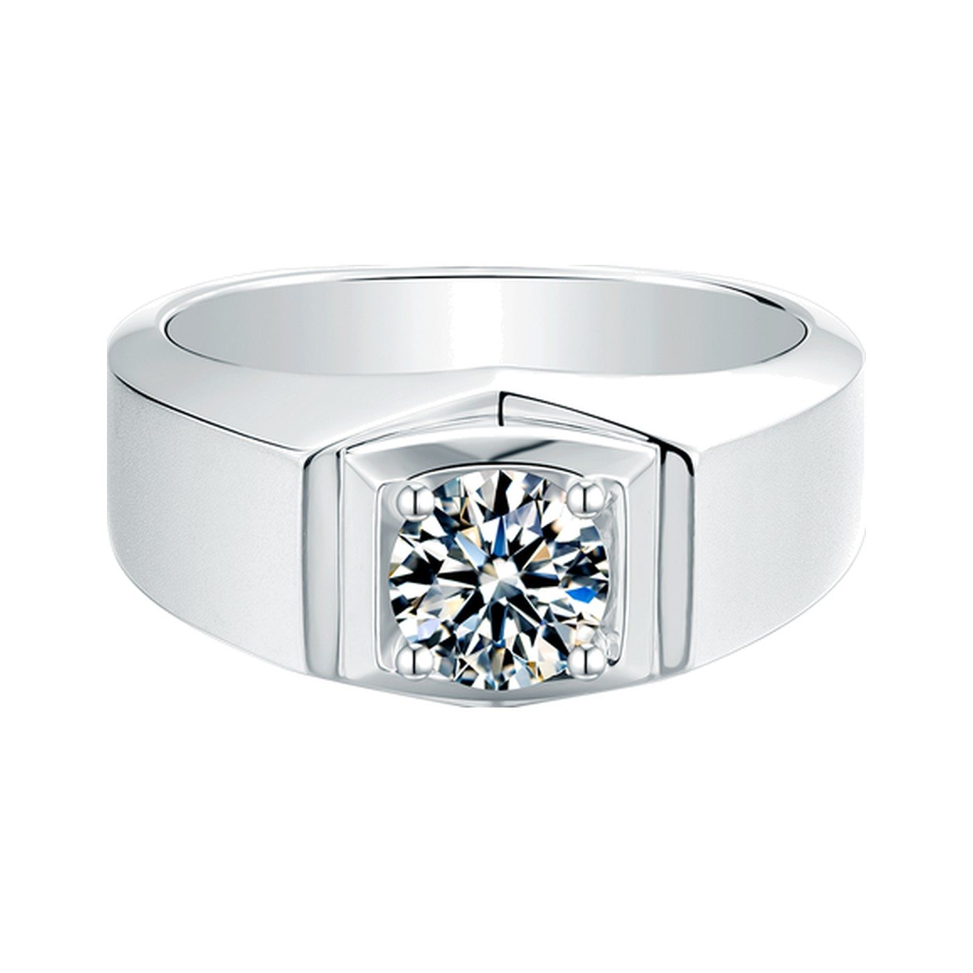 Cathedral Solitaire Ring — view 2
