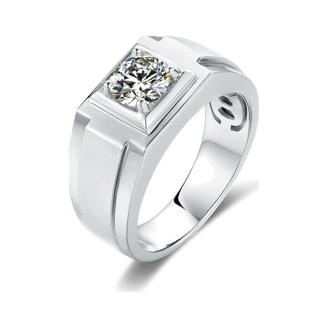 Heart Arrow Solitaire Ring