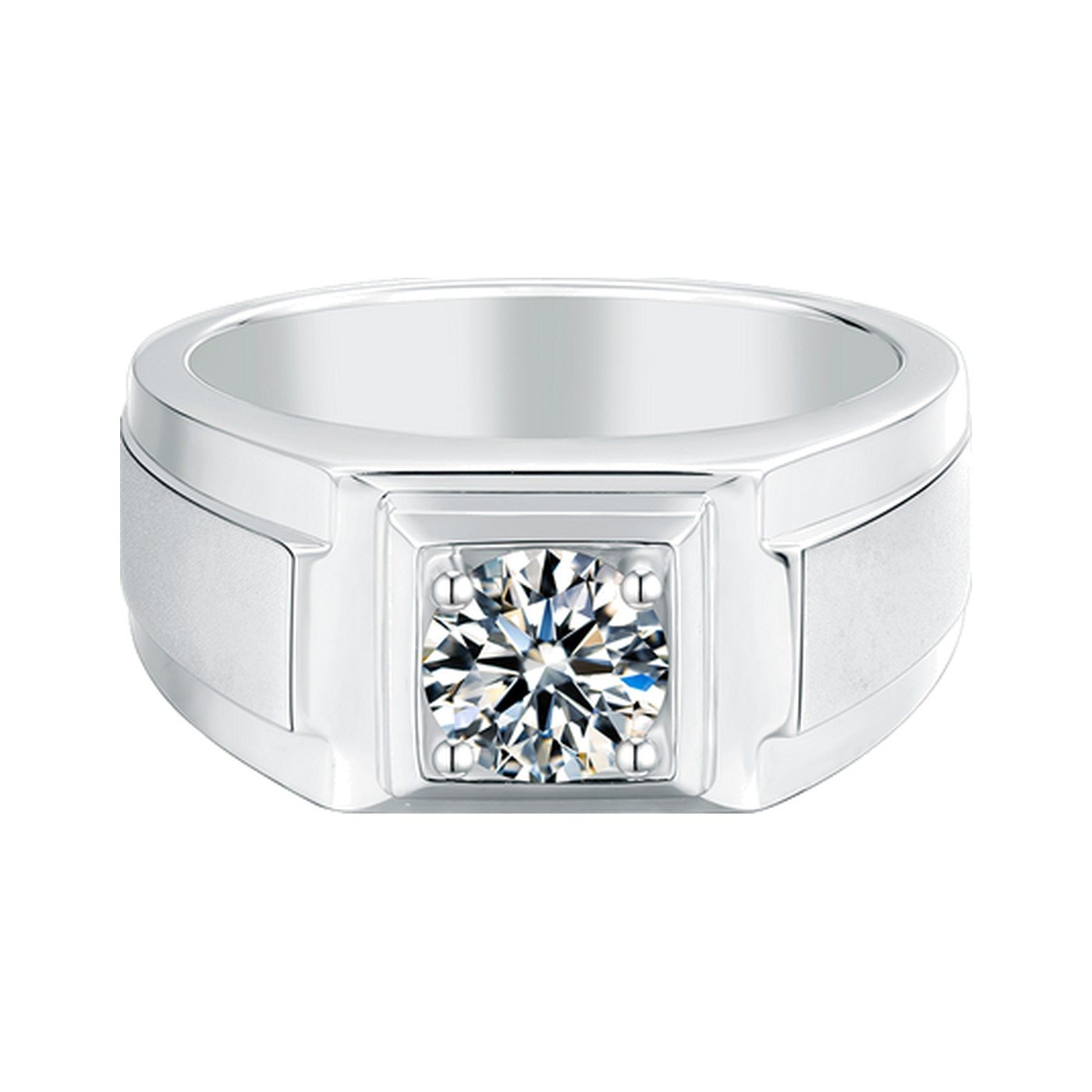 Heart Arrow Solitaire Ring — view 2