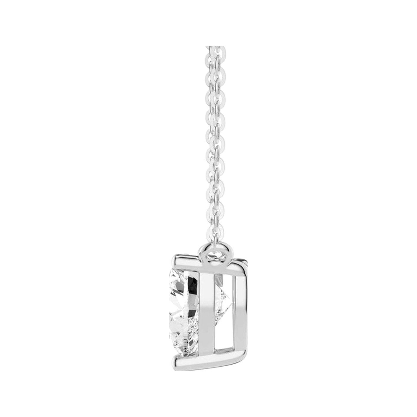 Heart Solitaire Necklace — view 2