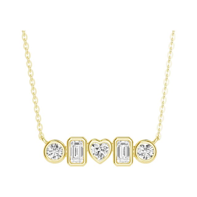 Five Shape Bezel Pendant