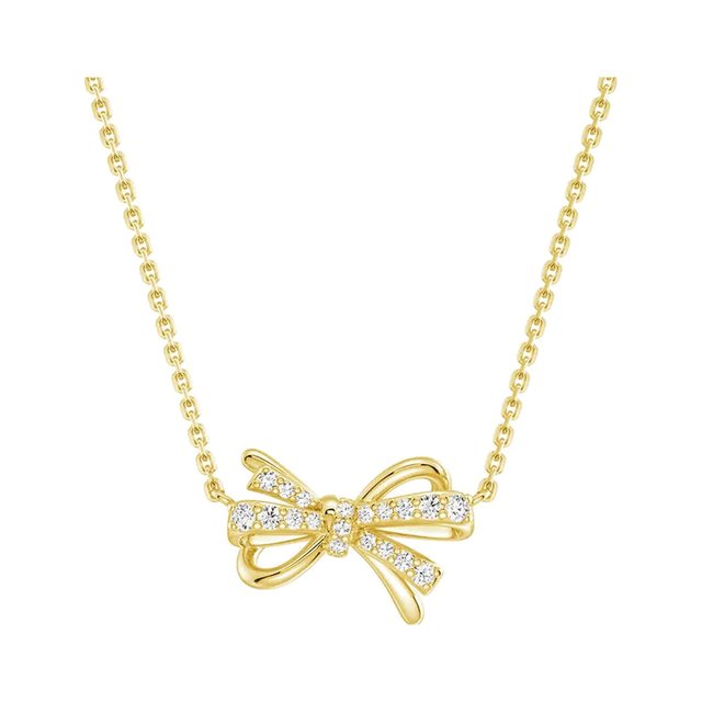 Filigree Bow Necklace