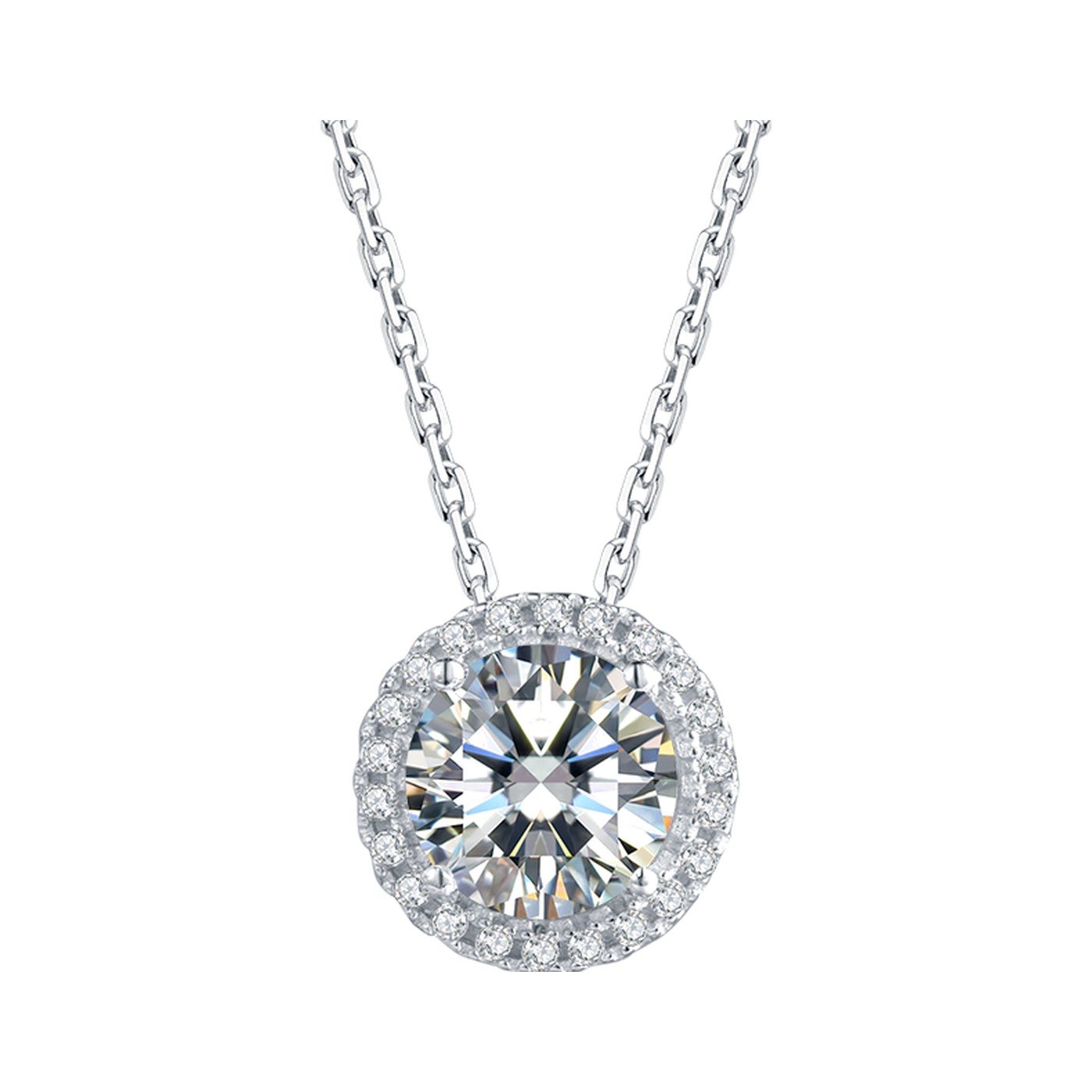 Heart Lab-Created Moissanite Jewellery Set — view 2