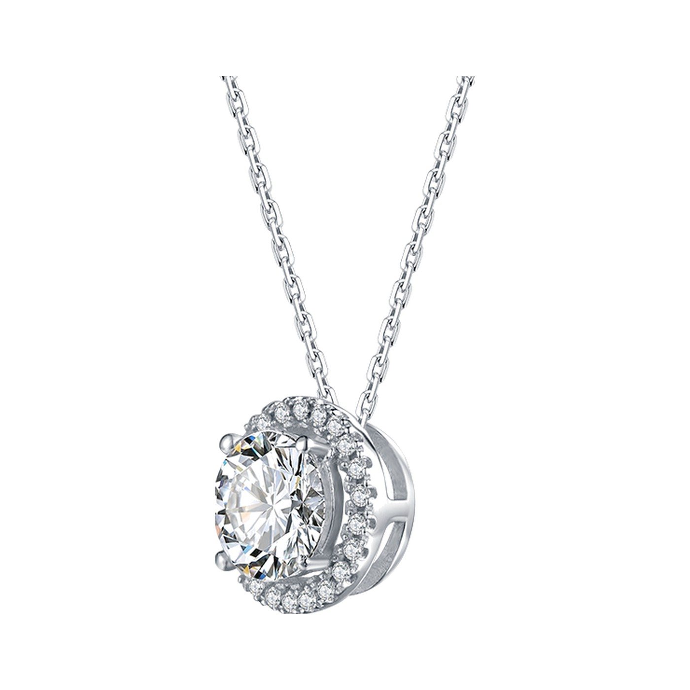 Heart Lab-Created Moissanite Jewellery Set — view 3