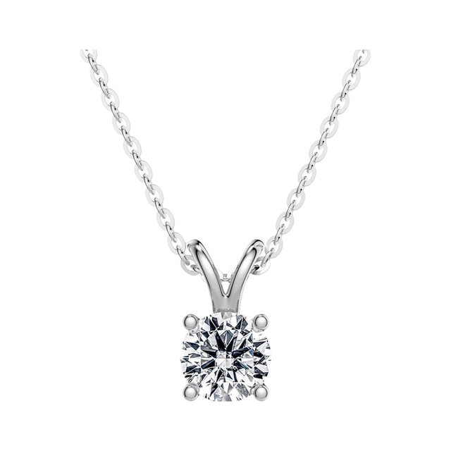 Round Solitaire Pendant