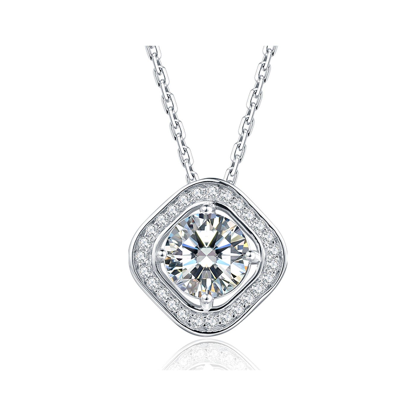 Cushion Halo Jewellery Set — view 2