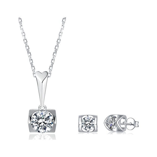 Bezel Pendant Set