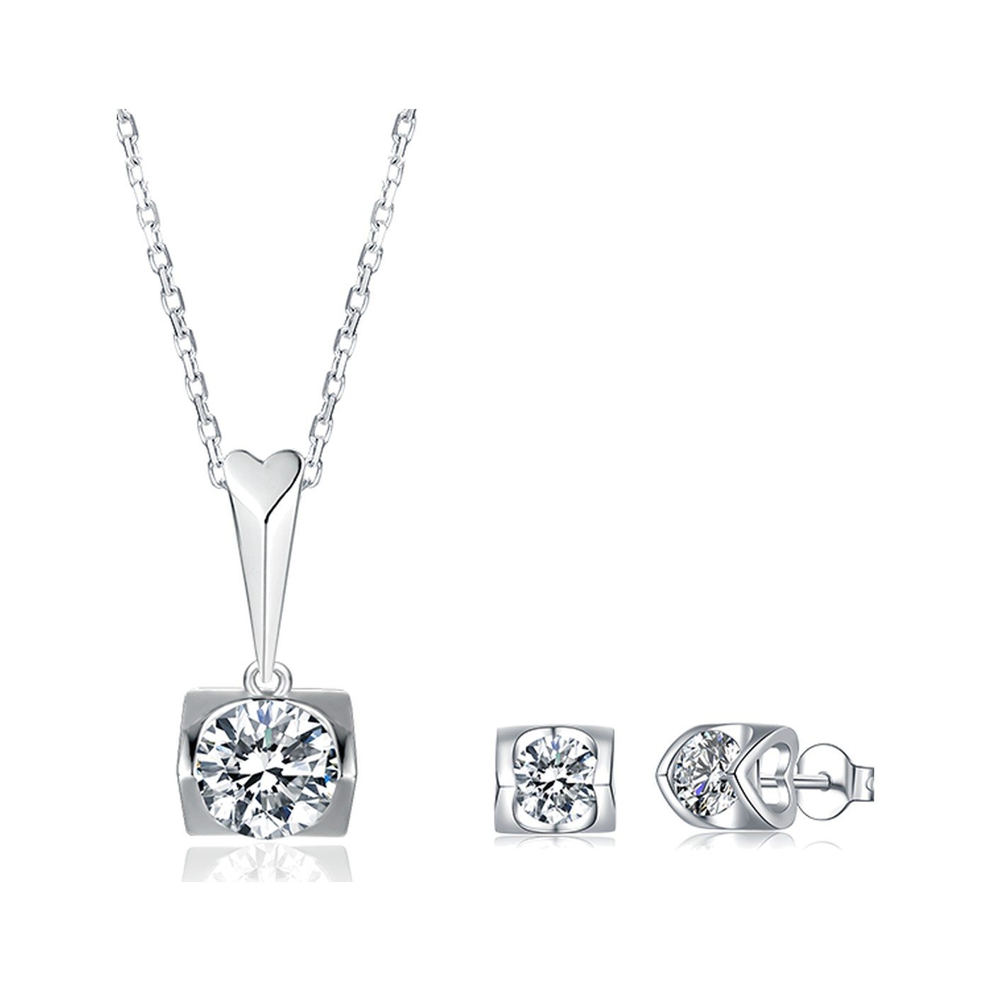 Bezel Pendant Set — view 1