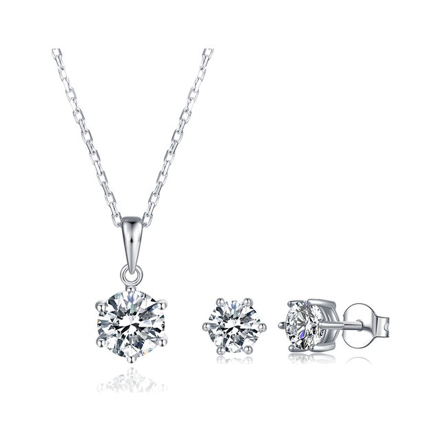Round Bezel Pendant Set