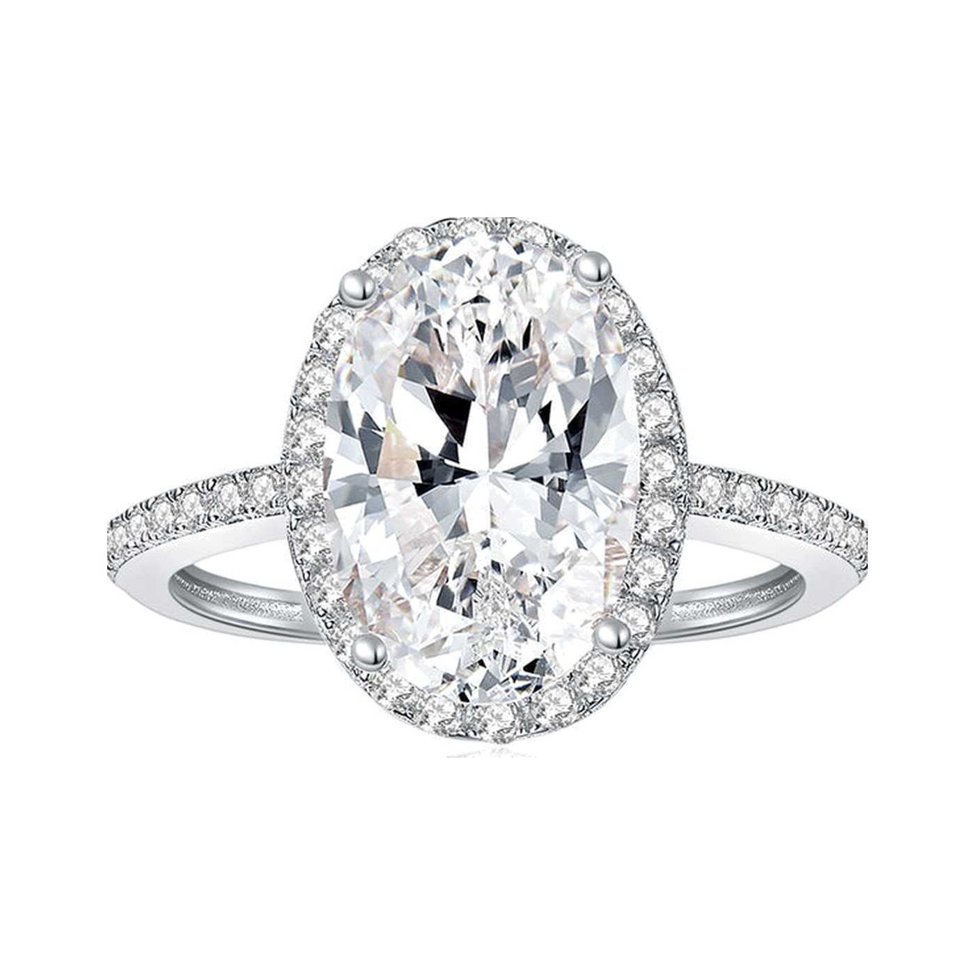 Oval Statement Solitaire — view 1