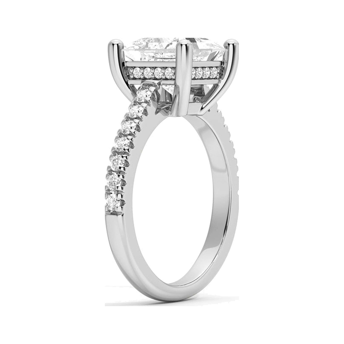 Princess Hidden Halo Ring — view 2