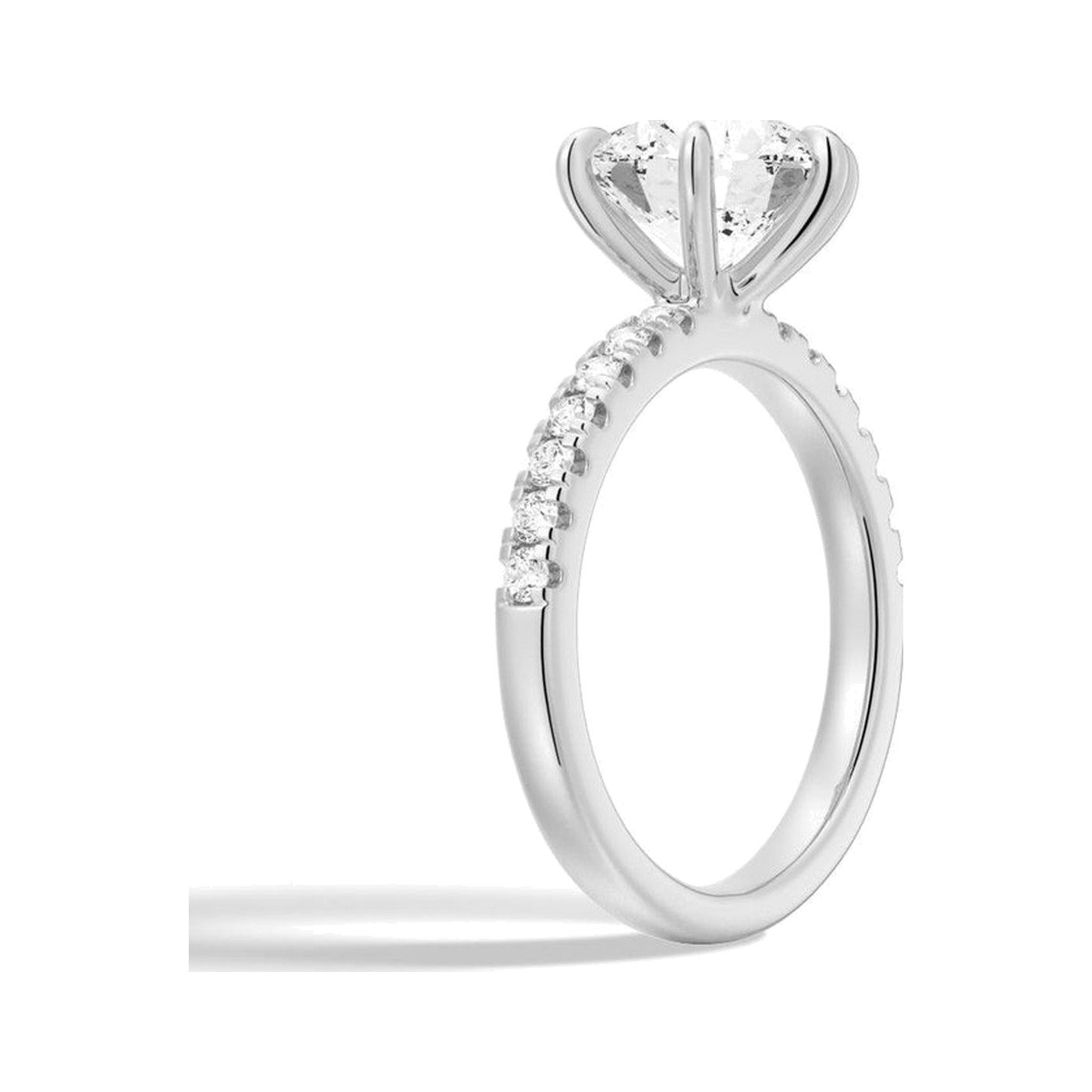 Round French Pavé Ring — view 2