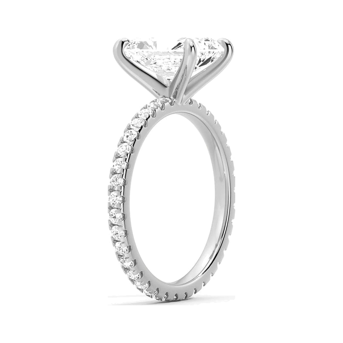 Radiant Eternity Pavé Ring — view 2