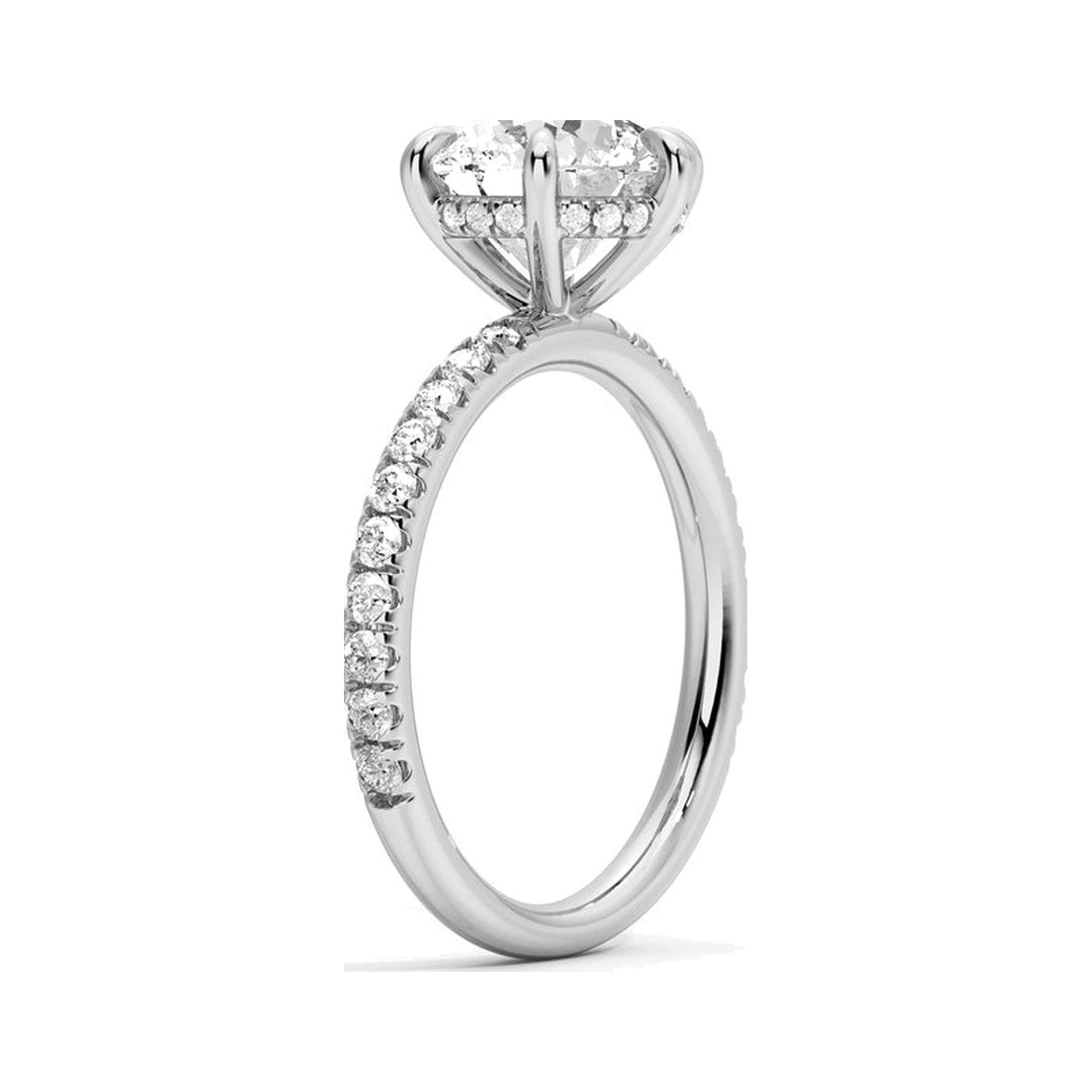 Hidden Halo Ring — view 2