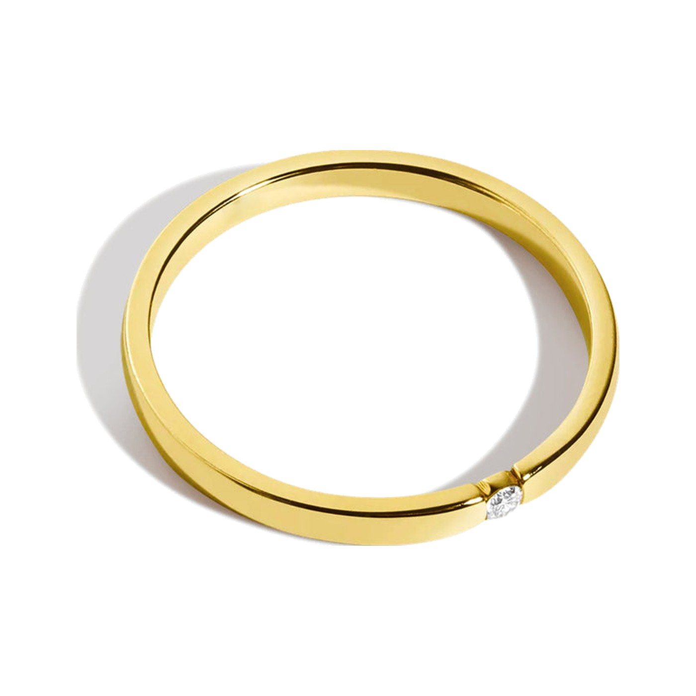 Petite Solitaire Promise Ring — view 2