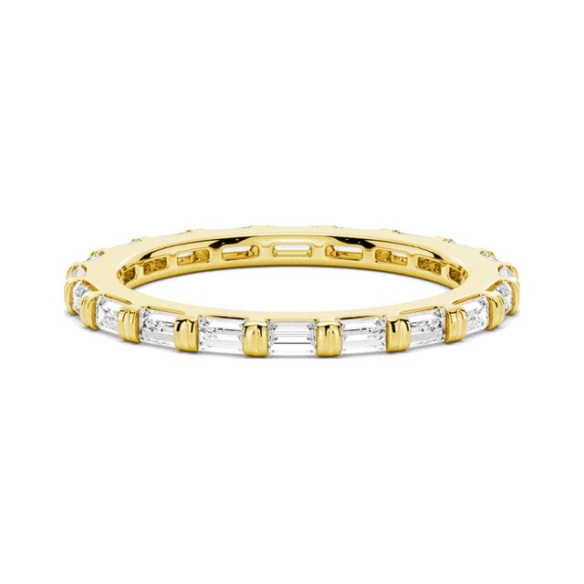 Baguette Lab-Created Moissanite Band