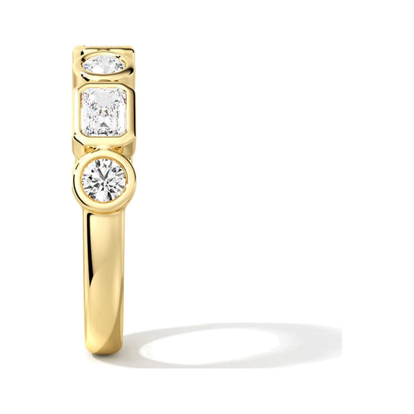 Emerald Round Band — view 2